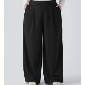 HALARA Black Wide-Leg Pants